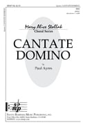 Cantate Domino SSA choral sheet music cover